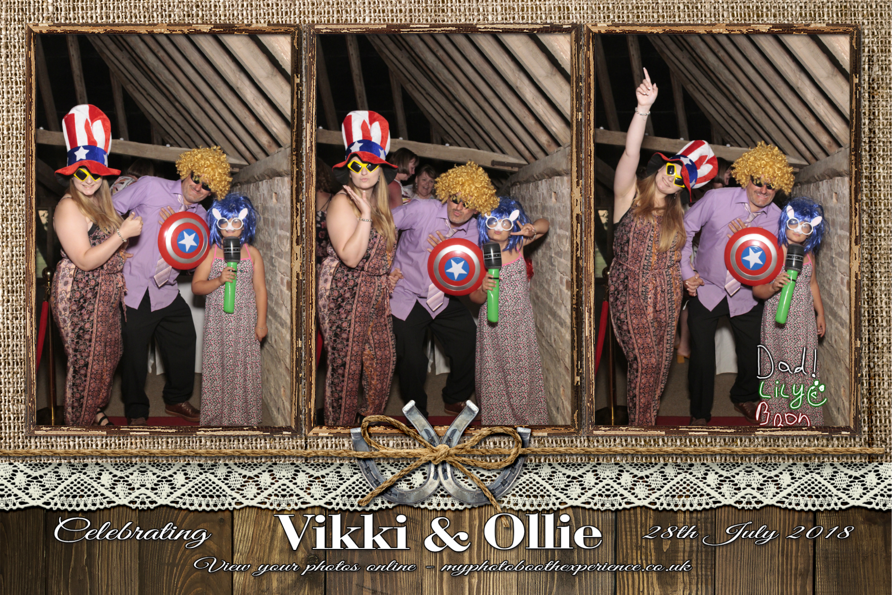 Vikki & Ollie's Wedding | View more photos from the event at gallery.myphotoboothexperience.co.uk/u/MyPhotoBoothExperienceLtd/Vikki-Ollies-Wedding